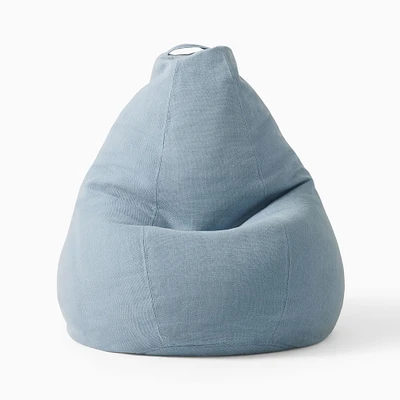 Open Box: Rory Bean Bag, Blue Bird, Cotton/Jute, WE Kids