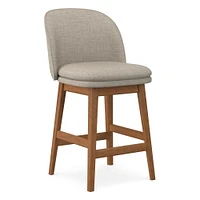 Wayne Swivel Armless Bar & Counter Stools | West Elm