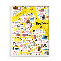 I Love Boston Framed Wall Art by Minted for West Elm Kids |