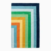 Corner Stripe Rug | West Elm