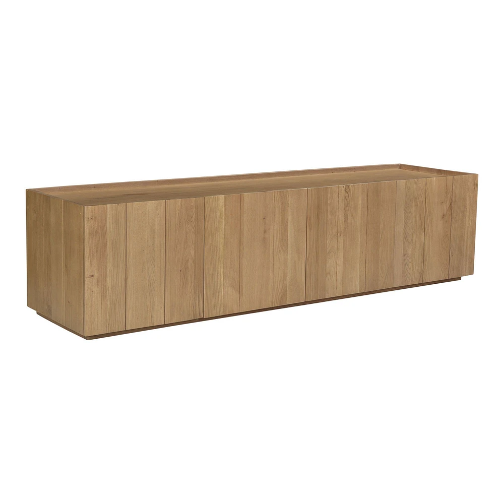 Modern Paneled Wood Media Console (72") | West Elm