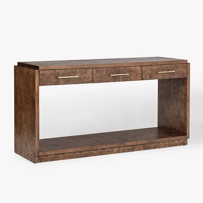 Finlo 64" Console, Dark Burl