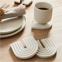 Grooved Coaster Sets | West Elm