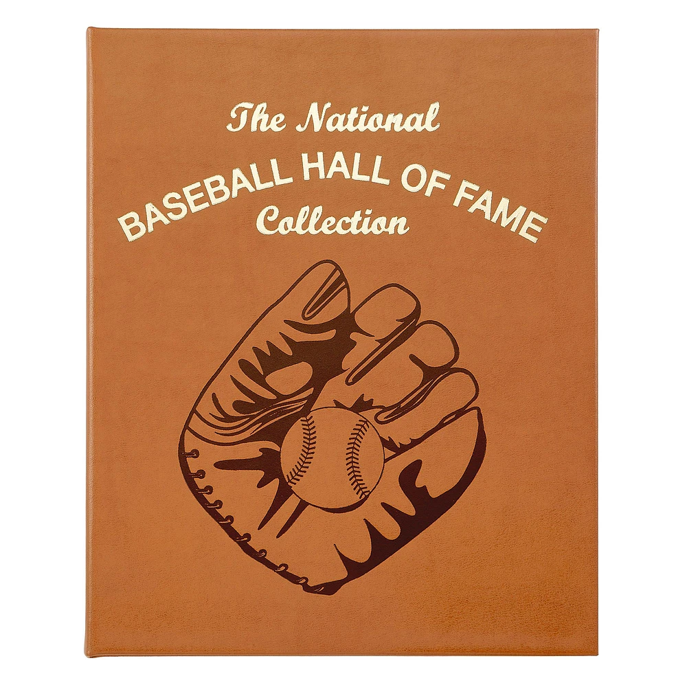 The National Baseball Hall Of Fame Leather-Bound Book | West Elm