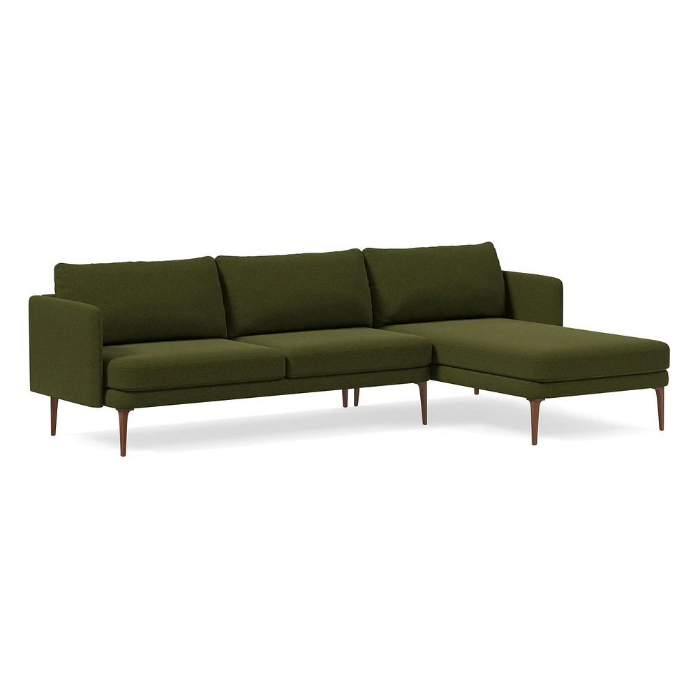 Auburn 2-Piece Chaise Sectional (107") | West Elm