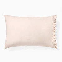 European Flax Linen Ruffle Sheet Set & Pillowcases | West Elm