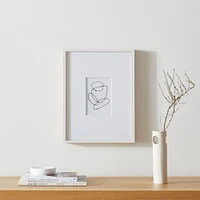 Multi-Mat Wood Gallery Frame, White, 5x7