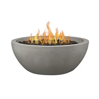 Round Concrete Fire Pit Table (38"–42") | West Elm