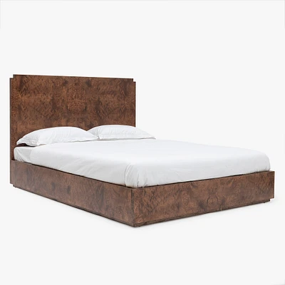 Finlo Burled Wood Bed | West Elm