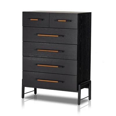 Magnolia 36.5" Tall 6-Drawer Dresser, Yucca Oak