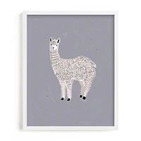 Sunshine Alpaca Framed Wall Art by Minted for West Elm Kids |