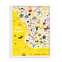 I Love Los Angeles Framed Wall Art by Minted for West Elm Kids |