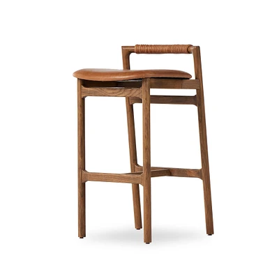 Caton Leather Bar & Counter Stool | West Elm