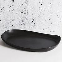 Stoneware Long Serving Platter - Matte Black