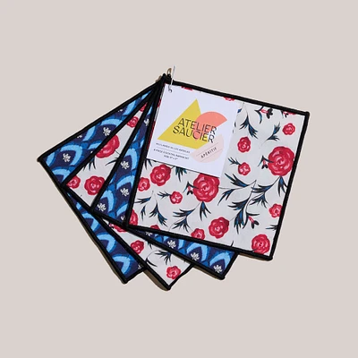 Atelier Saucier Le Bouquet Cocktail Napkins (Set of 4) | West Elm