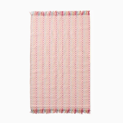 Chip & Dent: Ditsy Dash Rug, Pink Blush, 5X8