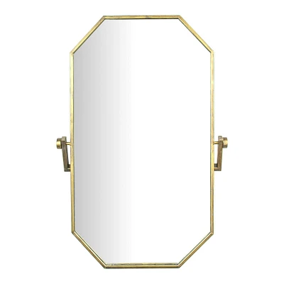 Rectangular Metal Wall Mirror w/ Adjustable Bracket | West Elm