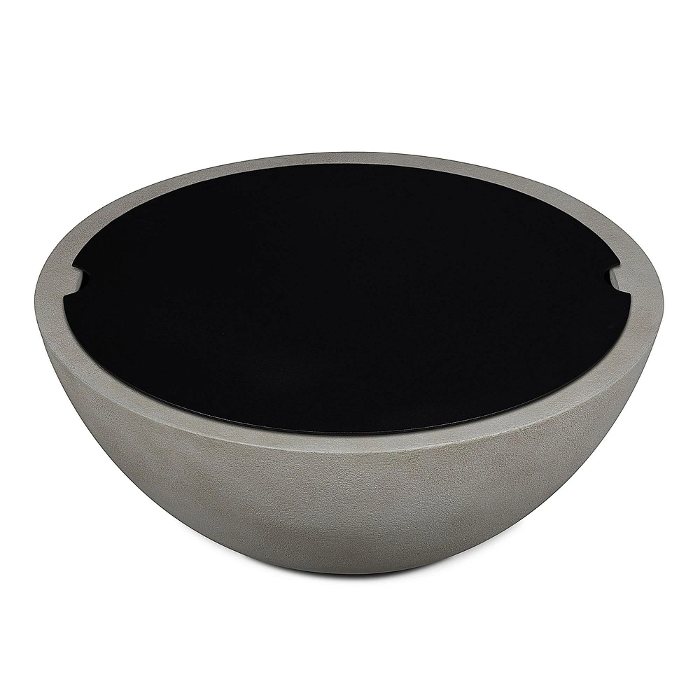 Round Outdoor Fire Table Burner Lid (38") | West Elm