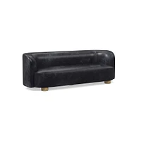 Laurent Leather Sofa (76"–96") | West Elm