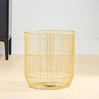 Fine Line Metal Round Baskets | West Elm