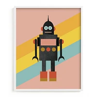 Retro Robot Framed Wall Art by Minted for West Elm Kids |