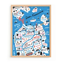 I Love San Francisco Framed Wall Art by Minted for West Elm Kids |