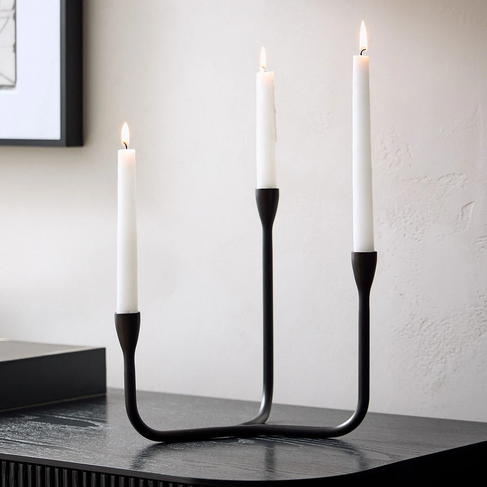 Kuba Metal Taper Centerpiece | West Elm