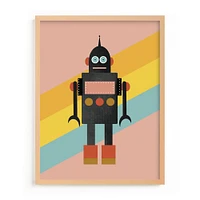 Retro Robot Framed Wall Art by Minted for West Elm Kids |