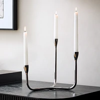 Kuba Metal Taper Centerpiece | West Elm