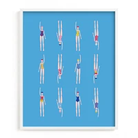 Nadadoras Framed Wall Art By Minted for West Elm Kids |