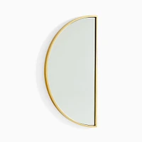 Half-Moon Metal Wall Mirror | West Elm