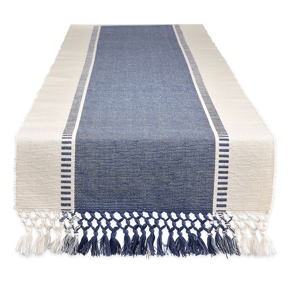 Dobby Stripe Table Runner | West Elm