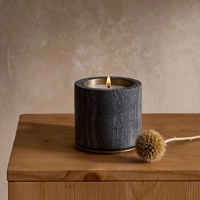 Christina Ricci Marble Filled Candle | West Elm