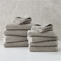 Diagonal Ribbed Towel Sets | West Elm