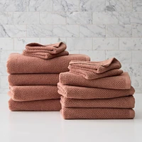 Diagonal Ribbed Towel Sets | West Elm