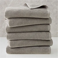 Diagonal Ribbed Towel Sets | West Elm