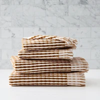 Textured Stripe Towel Sets | West Elm