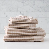 Textured Stripe Towel Sets | West Elm