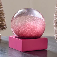 Pink Decorator Snow Globes | West Elm