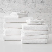 Diagonal Ribbed Towel Sets | West Elm