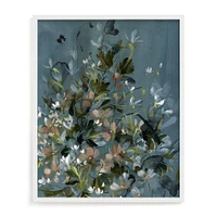 Hydrangeas at Dusk Framed Wall Art by Minted for West Elm |