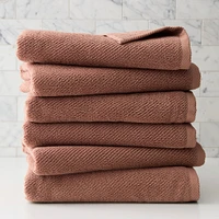 Diagonal Ribbed Towel Sets | West Elm