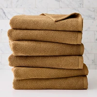 Diagonal Ribbed Towel Sets | West Elm