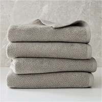 Diagonal Ribbed Towel Sets | West Elm