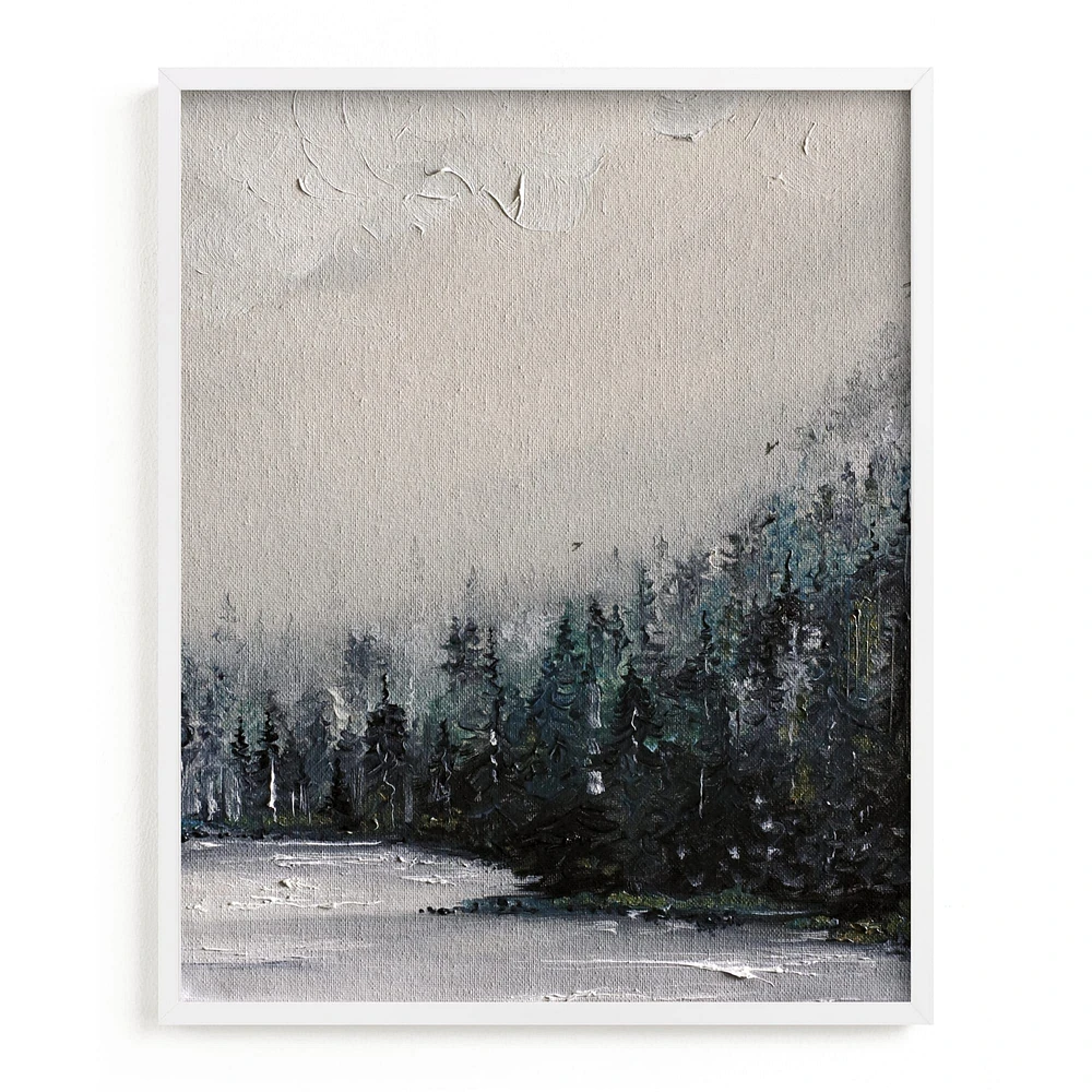 Fog & Forest Framed Wall Art by Minted for West Elm |