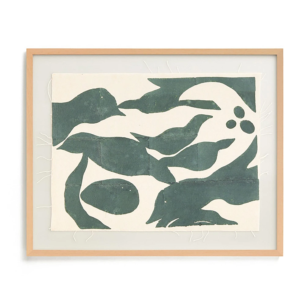 Swimming Birds Framed Wall Art by Minted for West Elm | West Elm