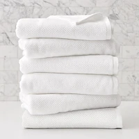 Diagonal Ribbed Towel Sets | West Elm