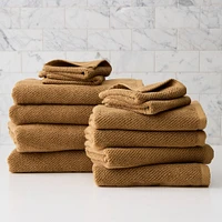 Diagonal Ribbed Towel Sets | West Elm