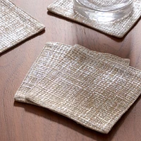 Metallic Foil Coasters (Set of 6) | West Elm