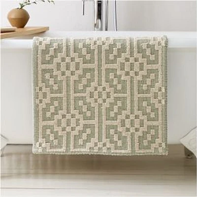 Welsh Bath Mat, 20x34, Celadon